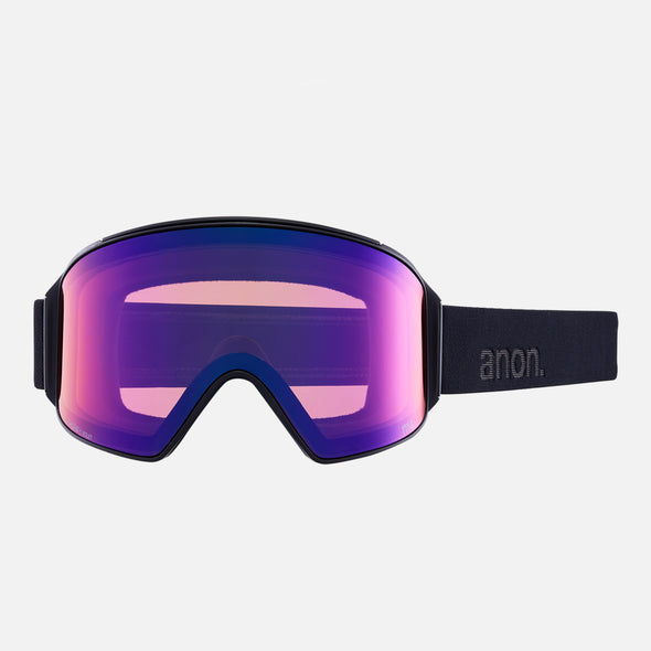 ANON M4 Cylindrical Goggle + MFI Facemask 2024 - Smoke/Perceive Sunny Onyx