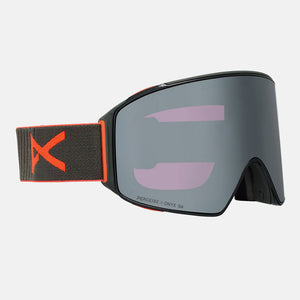 ANON M4 Cylindrical Goggle + MFI Facemask 2026 - Fiesta Red/Perceive Sunny Onyx