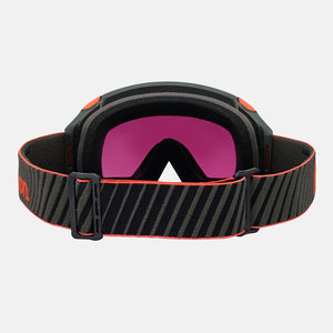 ANON M4 Cylindrical Goggle + MFI Facemask 2026 - Fiesta Red/Perceive Sunny Onyx