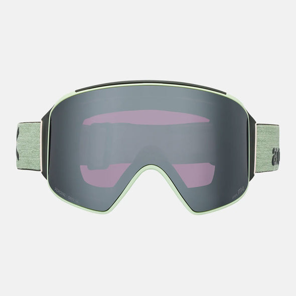 ANON M4 Cylindrical Goggle + MFI Facemask 2026 - Soft Sage/Perceive Sunny Onyx