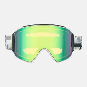 ANON M4 Cylindrical Goggle + MFI Facemask 2026 - Tilt Shift/Perceive Variable Green