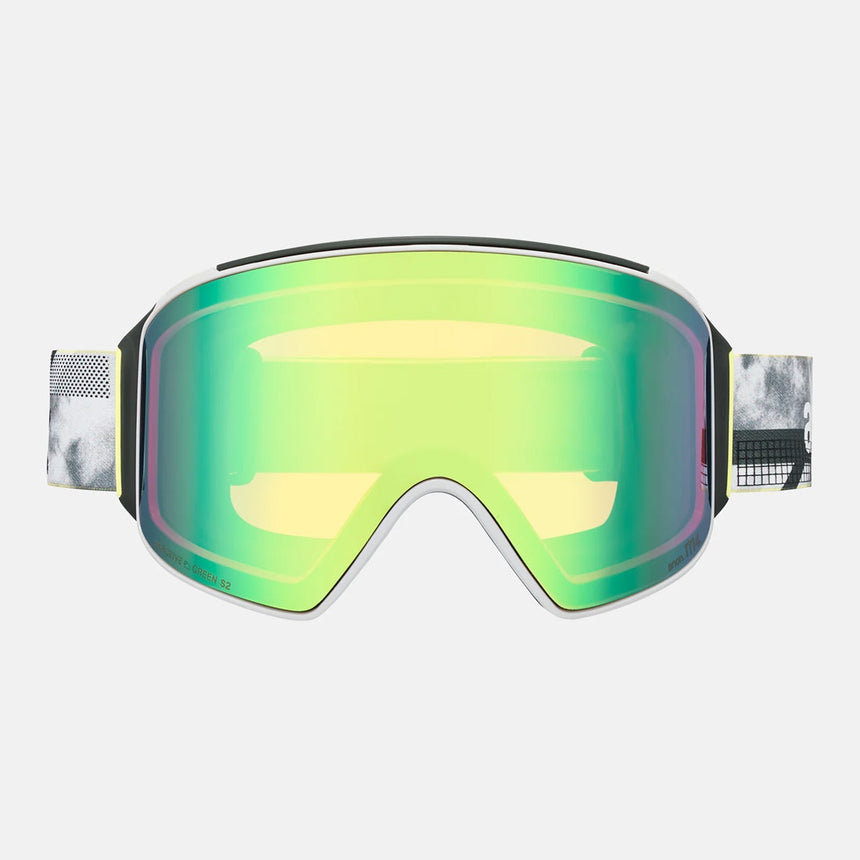 ANON M4 Cylindrical Goggle + MFI Facemask 2026 - Tilt Shift/Perceive Variable Green