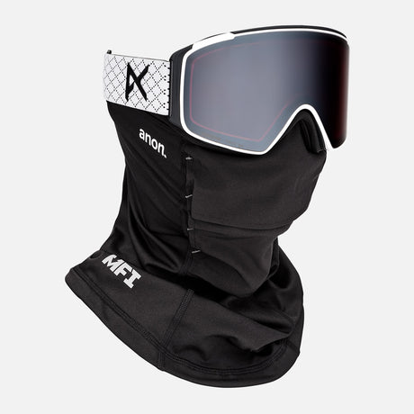 ANON M4 Cylindrical Goggle + MFI Facemask - Mile 25/Perceive Sunny Onyx