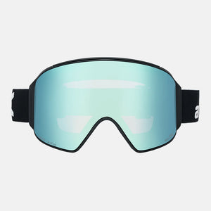 ANON M4 Cylindrical Low Bridge Fit Goggle + MFI Facemask 2026 - Black/Perceive Variable Blue