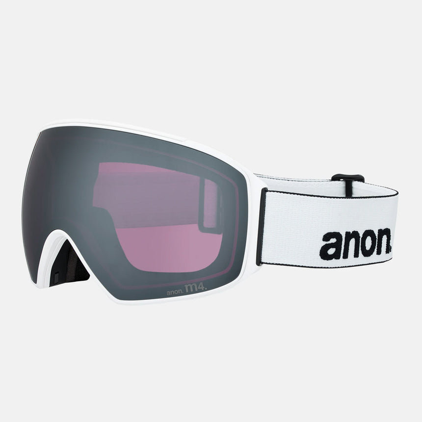 ANON M4 Toric Goggle + MFI Facemask 2026 - White/Perceive Sunny Onyx