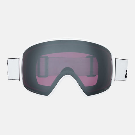 ANON M4 Toric Low Bridge Fit Goggle + MFI Facemask 2026 - White/Perceive Sunny Onyx