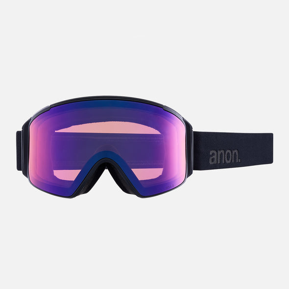 ANON M4S Cylindrical Goggle + MFI Facemask 2024 - Smoke/Perceive Sunny Onyx