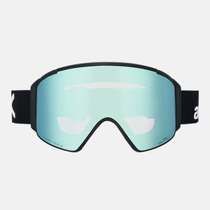 ANON M4S Cylindrical Goggle + MFI Facemask 2026 - Black/Perceive Variable Blue