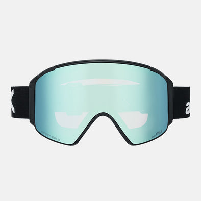 ANON M4S Cylindrical Goggle + MFI Facemask 2026 - Black/Perceive Variable Blue