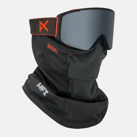 ANON M4S Cylindrical Goggle + MFI Facemask 2026 - Fiesta Red/Perceive Sunny Onyx