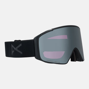 ANON M4S Cylindrical Goggle + MFI Facemask 2026 - Smoke/Perceive Sunny Onyx