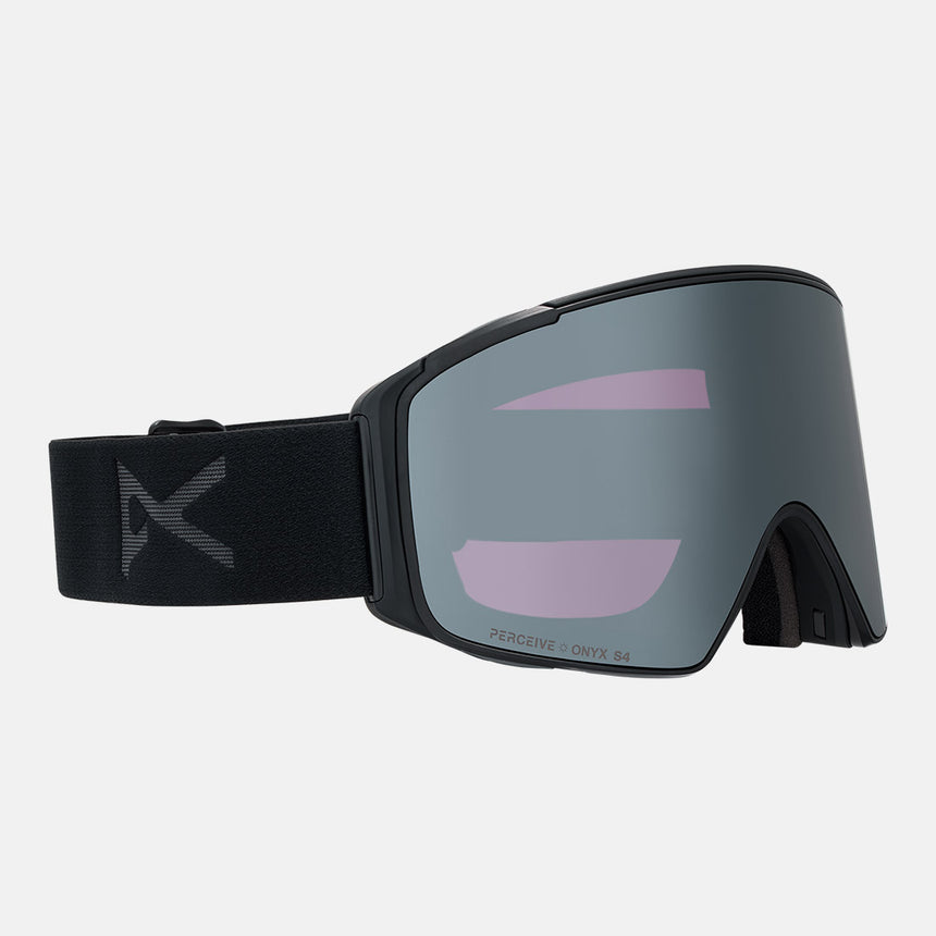 ANON M4S Cylindrical Goggle + MFI Facemask 2026 - Smoke/Perceive Sunny Onyx