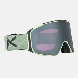 ANON M4S Cylindrical Goggle + MFI Facemask 2026 - Soft Sage/Perceive Sunny Onyx