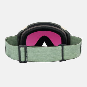 ANON M4S Cylindrical Goggle + MFI Facemask 2026 - Soft Sage/Perceive Sunny Onyx