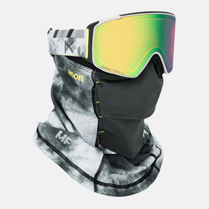 ANON M4S Cylindrical Goggle + MFI Facemask 2026 - Tilt Shift/Perceive Variable Green