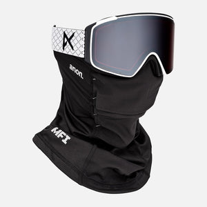 ANON M4S Cylindrical Goggle + MFI Facemask - Mile 25/Perceive Sunny Onyx
