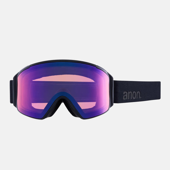 ANON M4S Cylindrical Low Bridge Fit Goggle + MFI Facemask 2025 - Smoke/Perceive Sunny Onyx