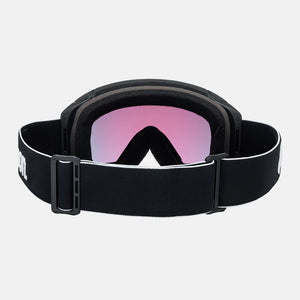 ANON M4S Cylindrical Low Bridge Fit Goggle + MFI Facemask 2026 - Black/Perceive Sunny Red