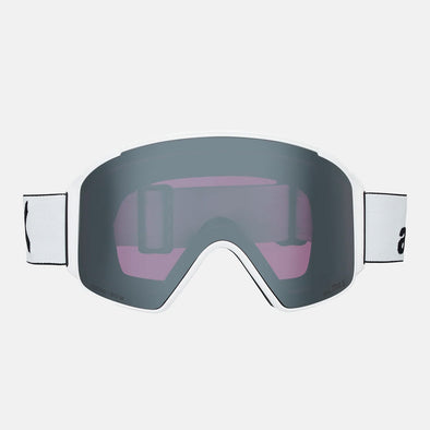 ANON M4S Cylindrical Low Bridge Fit Goggle + MFI Facemask 2026 - White/Perceive Sunny Onyx