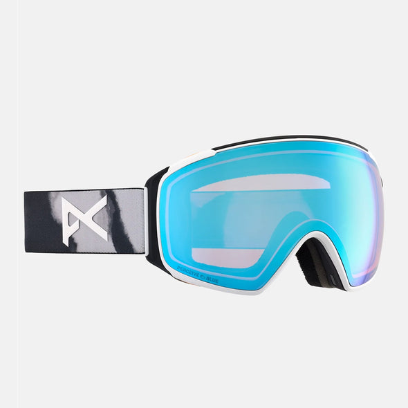 ANON M4S Toric Goggle + MFI Facemask 2025 - Family Tree/Perceive Variable Blue