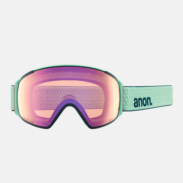 ANON M4S Toric Goggle + MFI Facemask 2025 - Powder Mint/Perceive Variable Green