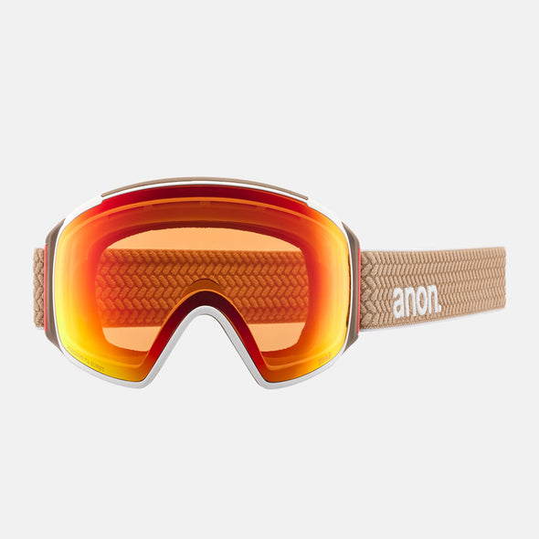 ANON M4S Toric Low Bridge Fit Goggle + MFI Facemask 2025 - Summit Taupe/Perceive Sunny Bronze