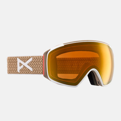 ANON M4S Toric Low Bridge Fit Goggle + MFI Facemask 2025 - Summit Taupe/Perceive Sunny Bronze