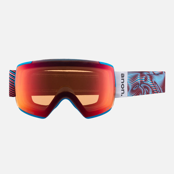 ANON M5 Goggle + MFI Facemask 2024 - Waves/Perceive Sunny Red