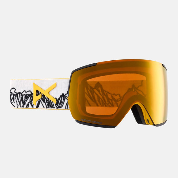 ANON M5 Goggle + MFI Facemask 2025 - Jumbo/Perceive Sunny Bronze