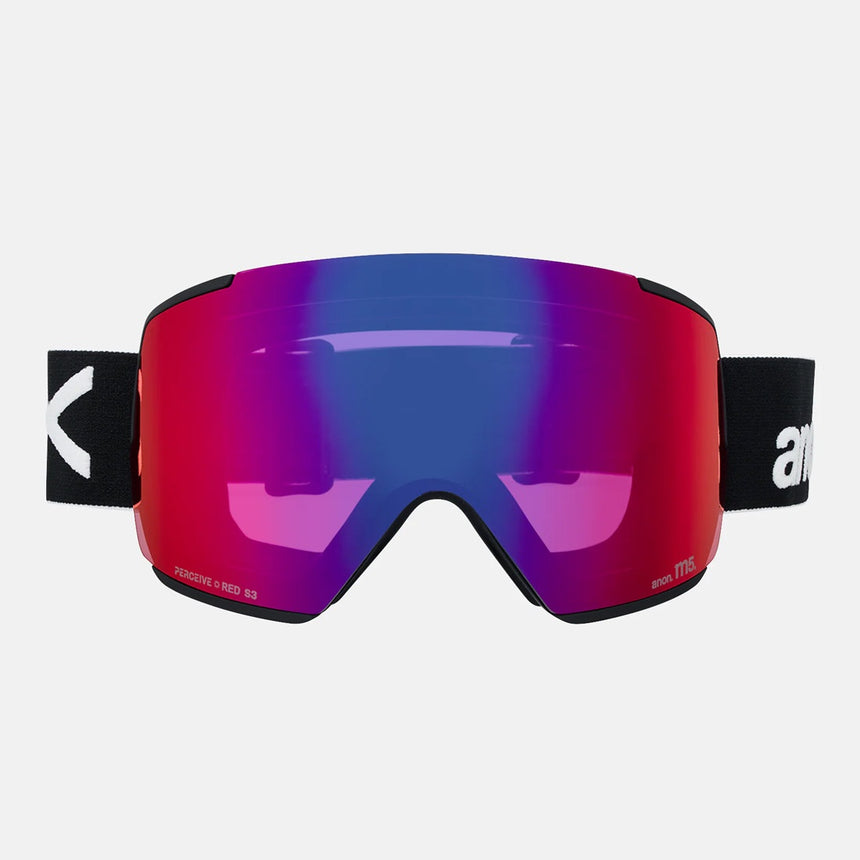 ANON M5 Goggle + MFI Facemask 2026 - Black/Perceive Sunny Red