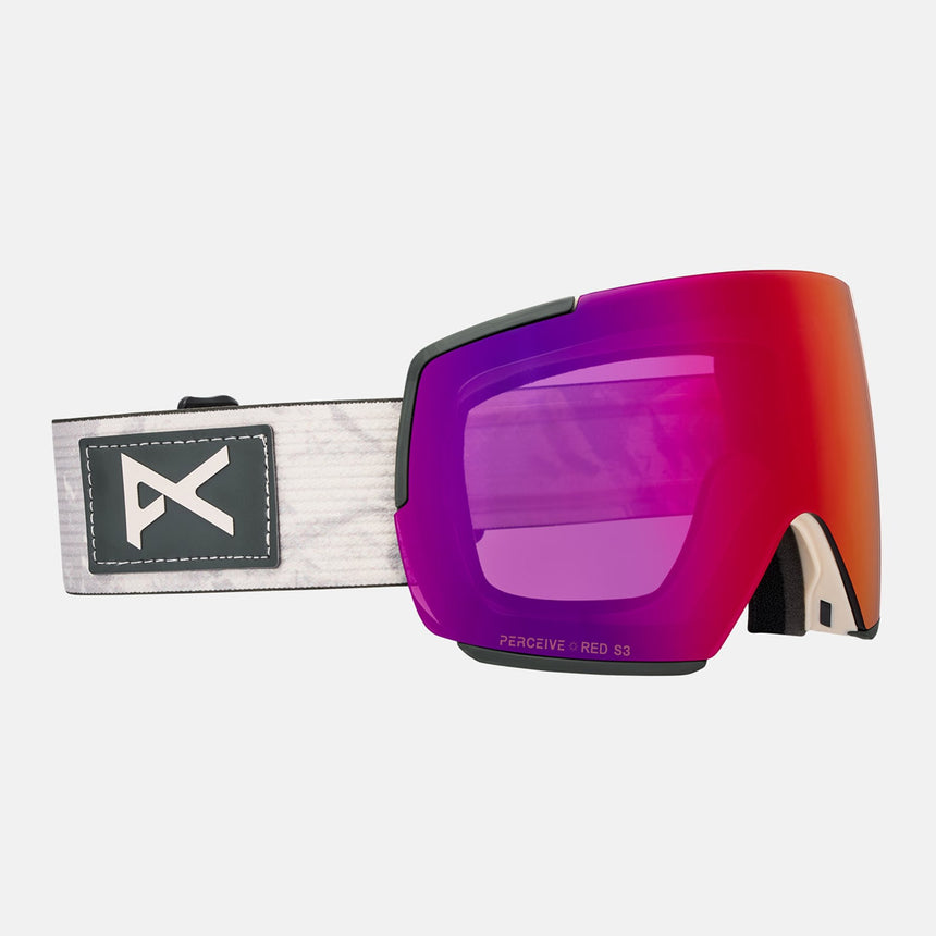 ANON M5 Goggle + MFI Facemask 2026 - Sediment/Perceive Sunny Red