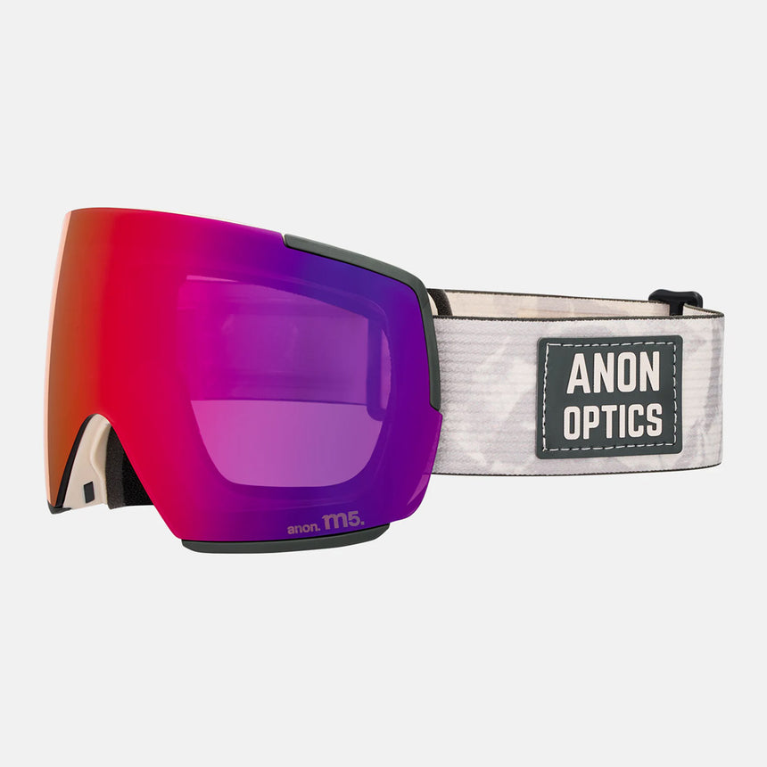 ANON M5 Goggle + MFI Facemask 2026 - Sediment/Perceive Sunny Red