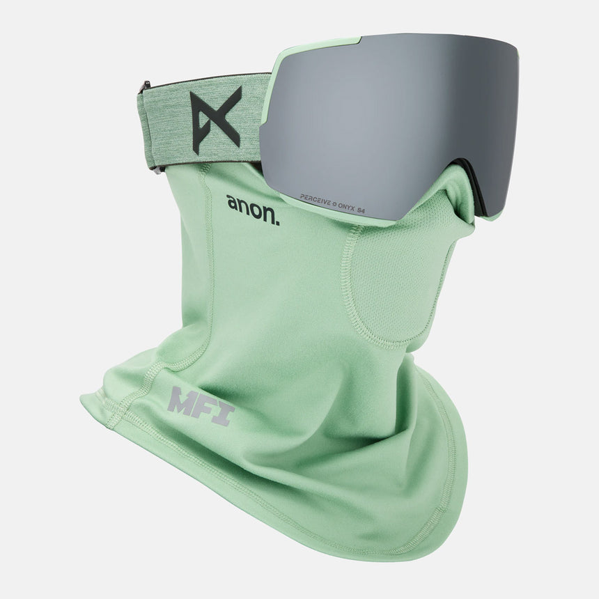 ANON M5 Goggle + MFI Facemask 2026 - Soft Sage/Perceive Sunny Onyx