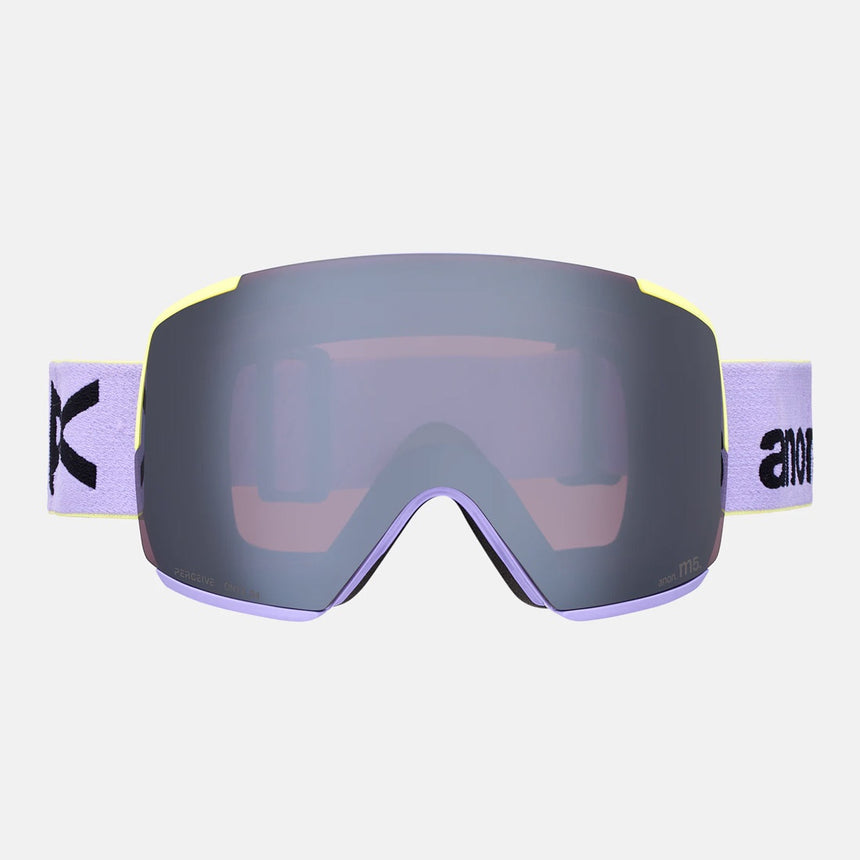 ANON M5 Low Bridge Fit Goggle + MFI Facemask 2026 - Hyper Lilac/Perceive Sunny Onyx
