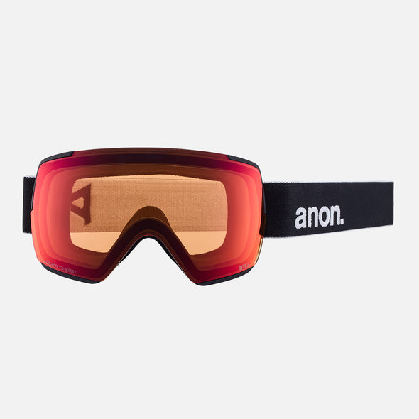 ANON M5S Goggle + MFI Facemask 2024 - Black/Perceive Sunny Red
