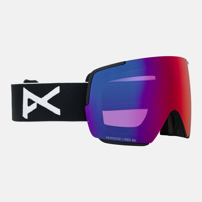 ANON M5S Goggle + MFI Facemask 2026 - Black/Perceive Sunny Red