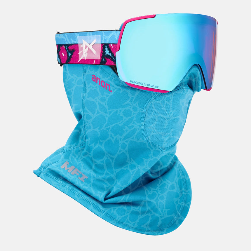 ANON M5S Goggle + MFI Facemask 2026 - Pink Tides/Perceive Variable Blue