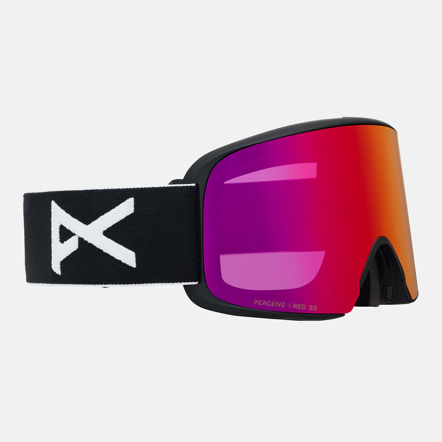 ANON M6 Goggle + MFI Facemask 2026 - Black/Perceive Sunny Red