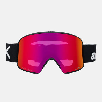 ANON M6 Goggle + MFI Facemask 2026 - Black/Perceive Sunny Red