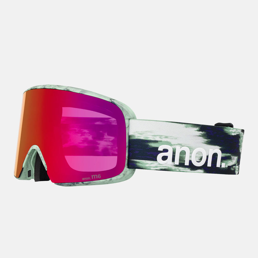 ANON M6 Goggle + MFI Facemask 2026 - Family Tree/Perceive Sunny Red