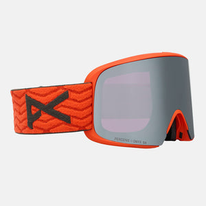 ANON M6 Goggle + MFI Facemask 2026 - Fiesta Red/Perceive Sunny Onyx