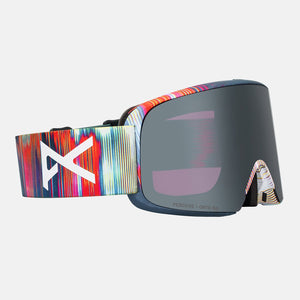 ANON M6 Goggle + MFI Facemask 2026 - Glitch Lines/Perceive Sunny Onyx