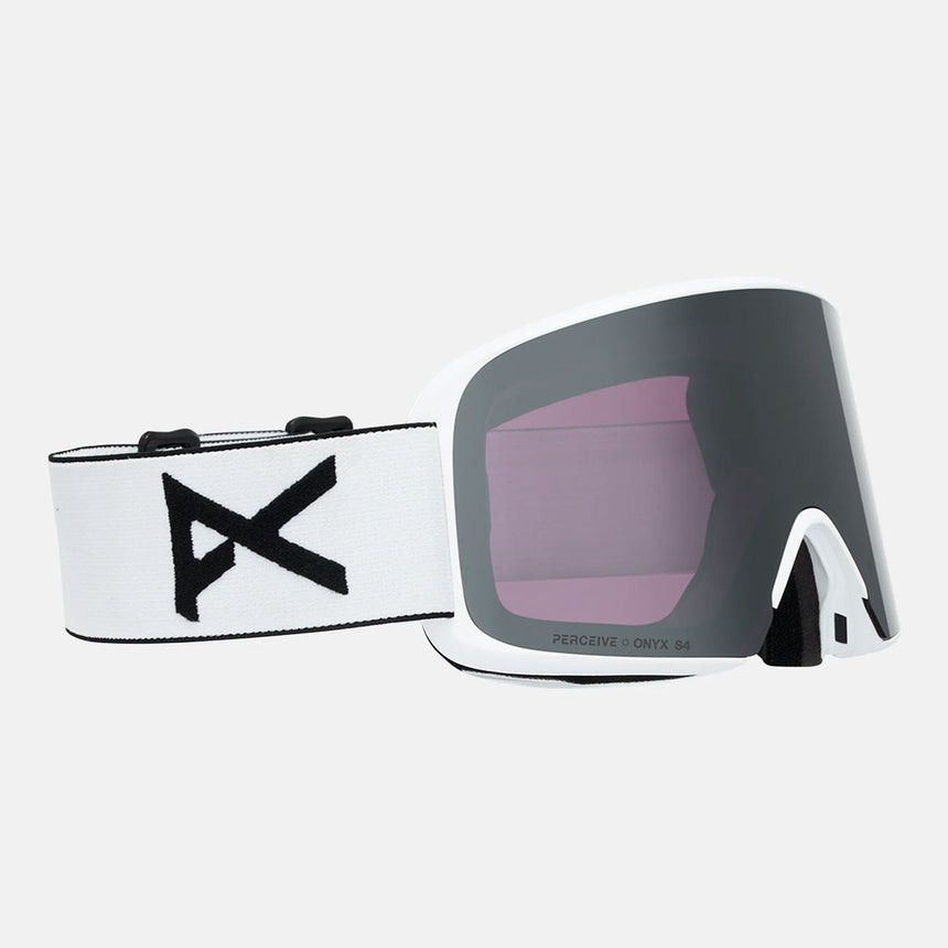 ANON M6 Goggle + MFI Facemask 2026 - White/Perceive Sunny Onyx