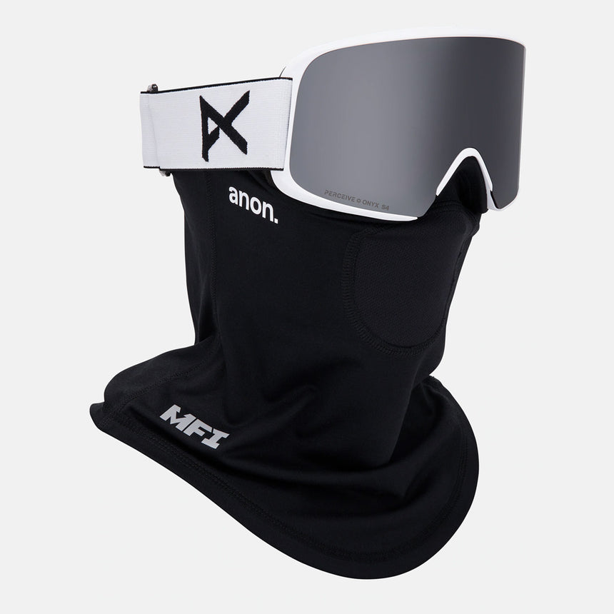 ANON M6 Goggle + MFI Facemask 2026 - White/Perceive Sunny Onyx
