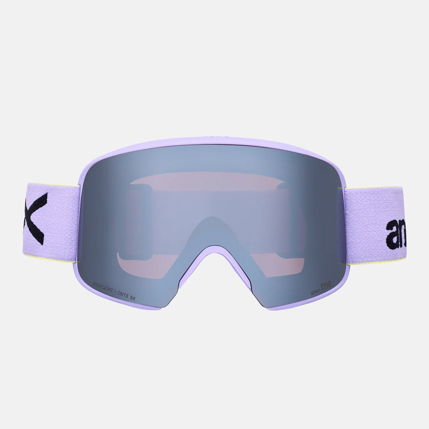 ANON M6 Low Bridge Fit Goggle + MFI Facemask 2026 - Hyper Lilac/Perceive Sunny Onyx