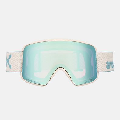 ANON M6S Goggle + MFI Facemask 2026 - Oat/Perceive Variable Blue