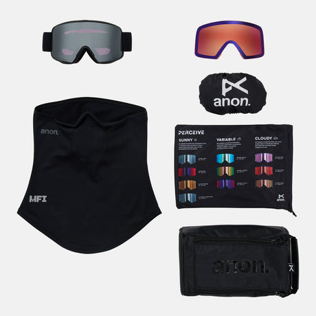ANON M6S Goggle + MFI Facemask 2026 - Smoke/Perceive Sunny Onyx