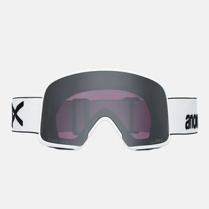 ANON M6S Low Bridge Fit Goggle + MFI Facemask 2026 - White/Perceive Sunny Onyx