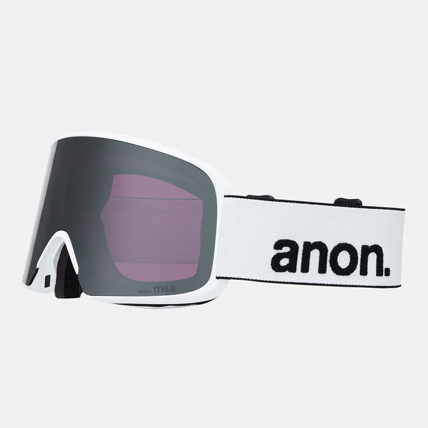 ANON M6S Low Bridge Fit Goggle + MFI Facemask 2026 - White/Perceive Sunny Onyx