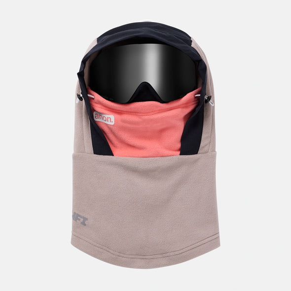 ANON MFI Fleece Hood - Summit Taupe